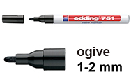 1 - 2 mm (Edding 751)