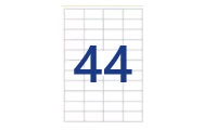 44 par feuille (48,3 x 25,4 mm)