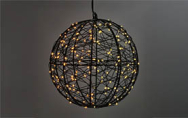 Boules lumineuses de Noël