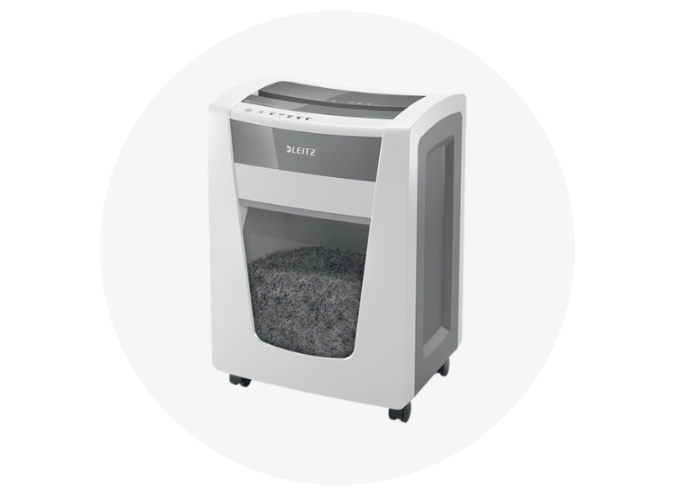 Leitz IQ Office Pro wit papierversnipperaar fijne microsnippers