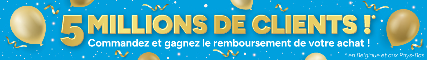 5 millions de clients ! Célébrez avec nous. 5 millions de clients ! Célébrez avec nous.