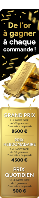 123encre.be - Chaque jour une chance de gagner de l'or !