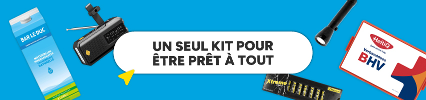 Un seul kit pour être prêt à tout