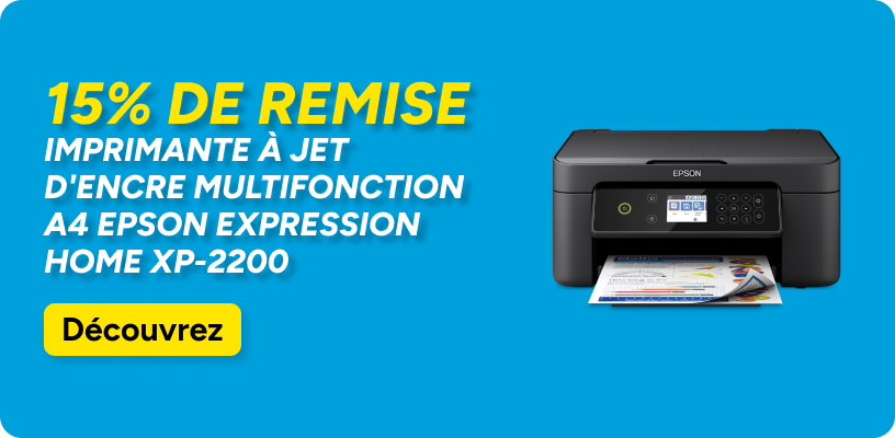 Epson Expression Home XP-2200 imprimante à jet d'encre multifonction A4 avec wifi (3 en 1)