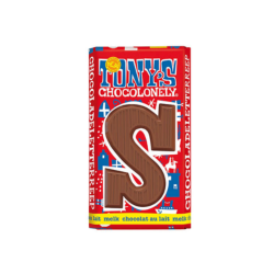Tony Chocolonely lettre en chocolat au lait
