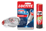 Colles Pritt et Loctite
