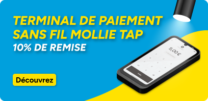 Terminal de paiement Mollie Tap