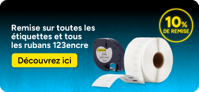 Remise sur toutes les etiquettes et les rubans 123encre