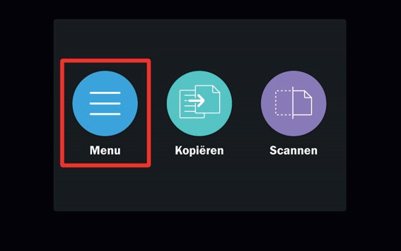 Appuyez sur Menu