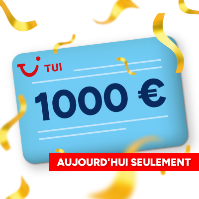 Commandez et gagner un bon de voyage TUI ! Commandez et gagner un bon de voyage TUI !