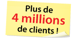 plus de 4 millions de clients !